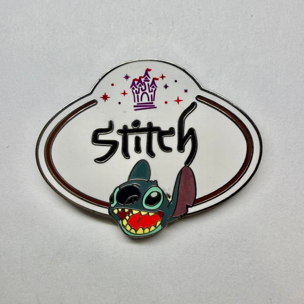 Disneyland Stitch Name Tag
